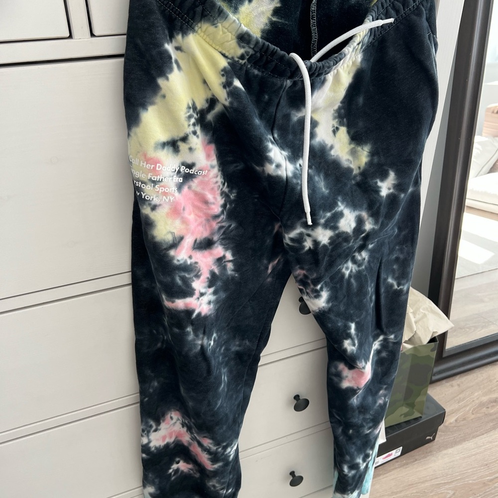 CALL HER DADDY Barstool Tie-Dye Jogger Pants